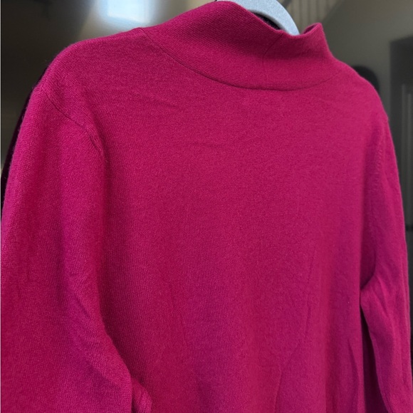Lands End Cashmere Magenta Sweater Size XL NWT - Picture 8 of 8